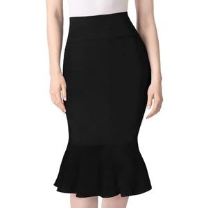 Bebe ruffle tango skirt
